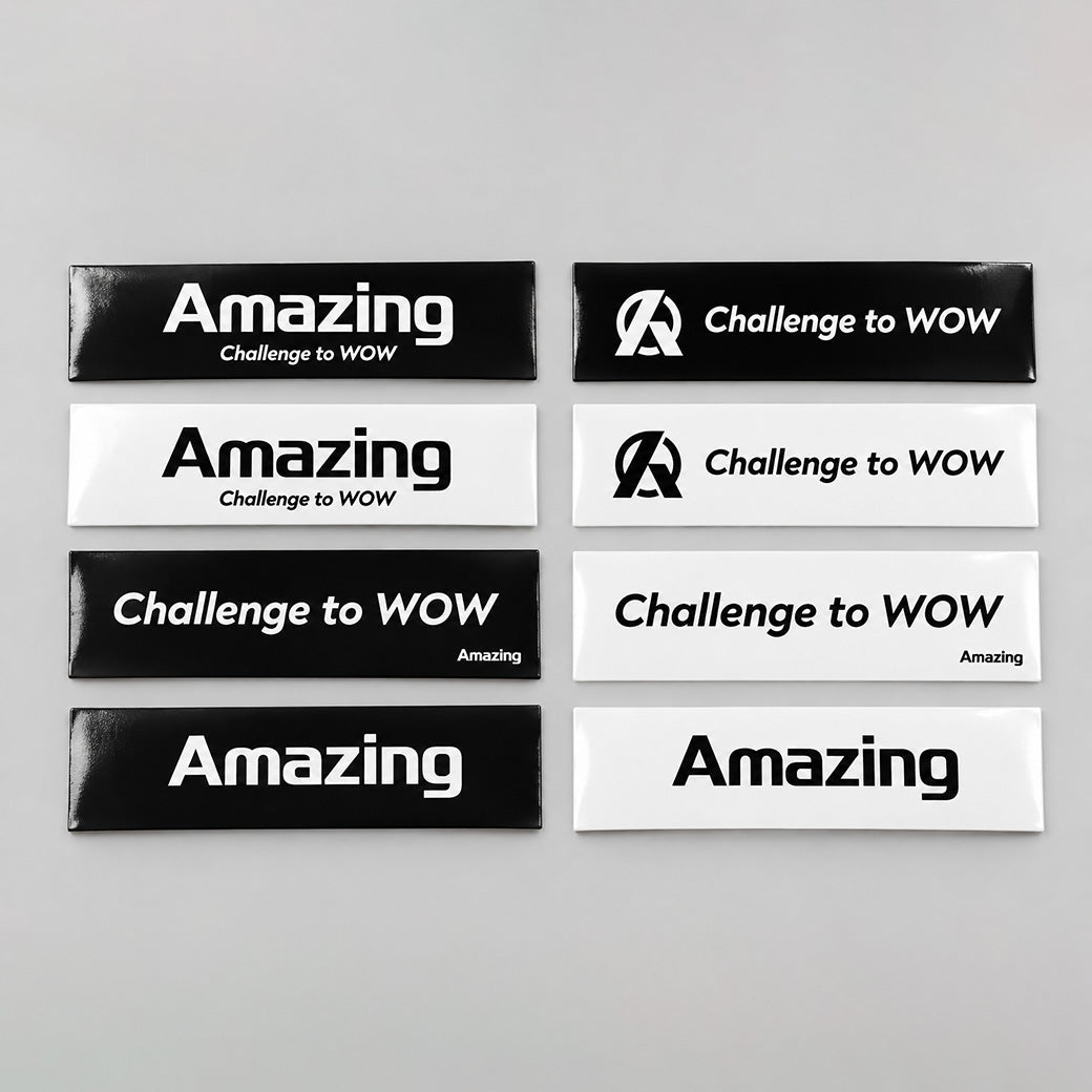 Amazingオリジナルステッカー｜屋外用塩ビ・ラミネート加工｜サイズ