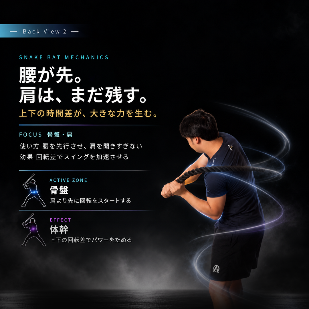 SNAKE BAT | インサイドアウトを習得する究極の野球ギア – Amazing The