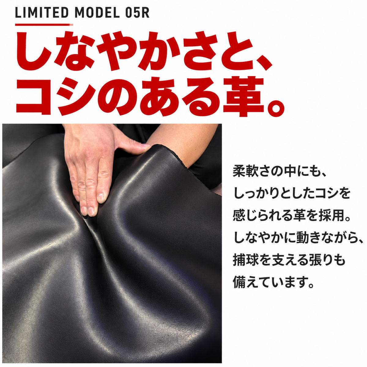 【限定モデル】硬式内野手用グラブ【AG-05R型/型付け無料】11月2日頃より順次発送予定