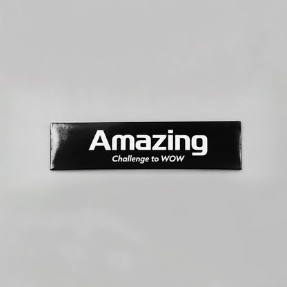Amazingオリジナルステッカー｜屋外用塩ビ・ラミネート加工｜サイズ：130×39mm【10月16日以降順次発送予定】