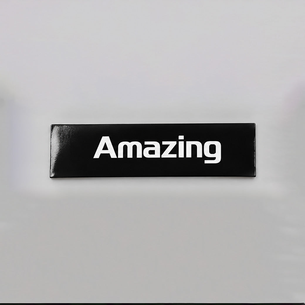 Amazingオリジナルステッカー｜屋外用塩ビ・ラミネート加工｜サイズ：130×39mm【10月16日以降順次発送予定】
