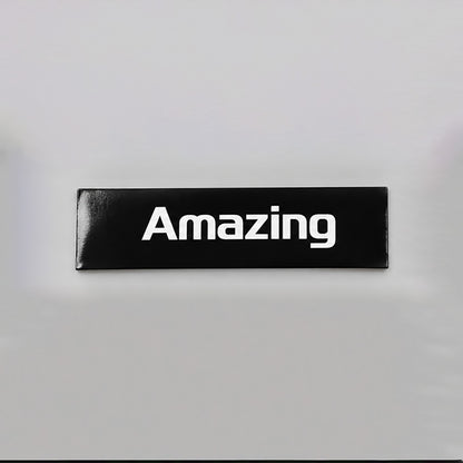 Amazingオリジナルステッカー｜屋外用塩ビ・ラミネート加工｜サイズ：130×39mm【10月16日以降順次発送予定】