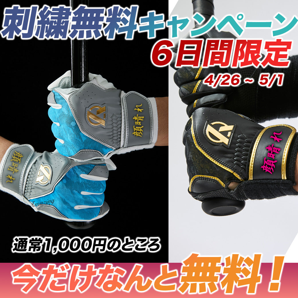 【刺繍無料】バッティング手袋/Amazing/両手用【PBG/EBG26】