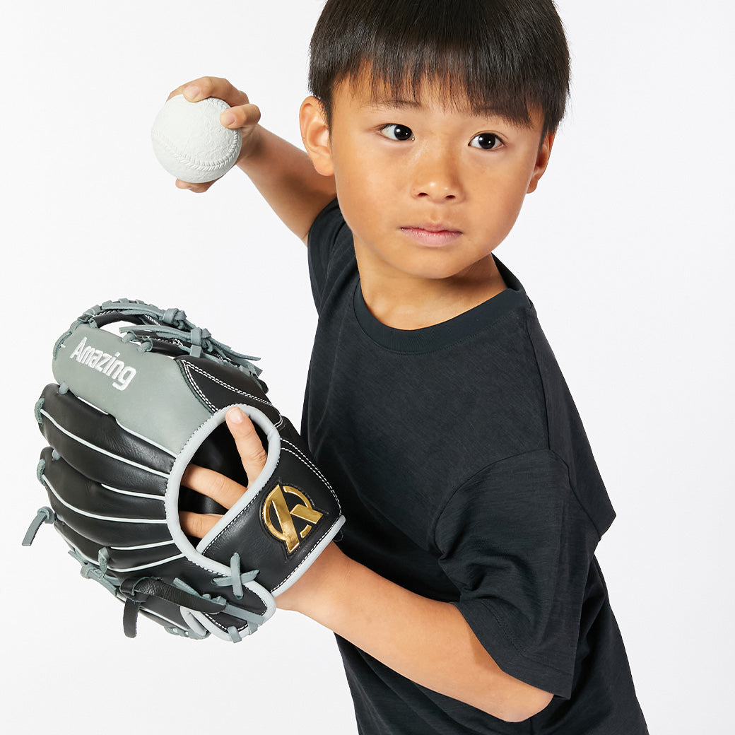 Amazing 少年ユース軟式グラブ/オールラウンドモデル【型付け無料】/9月14日頃より順次発送予定