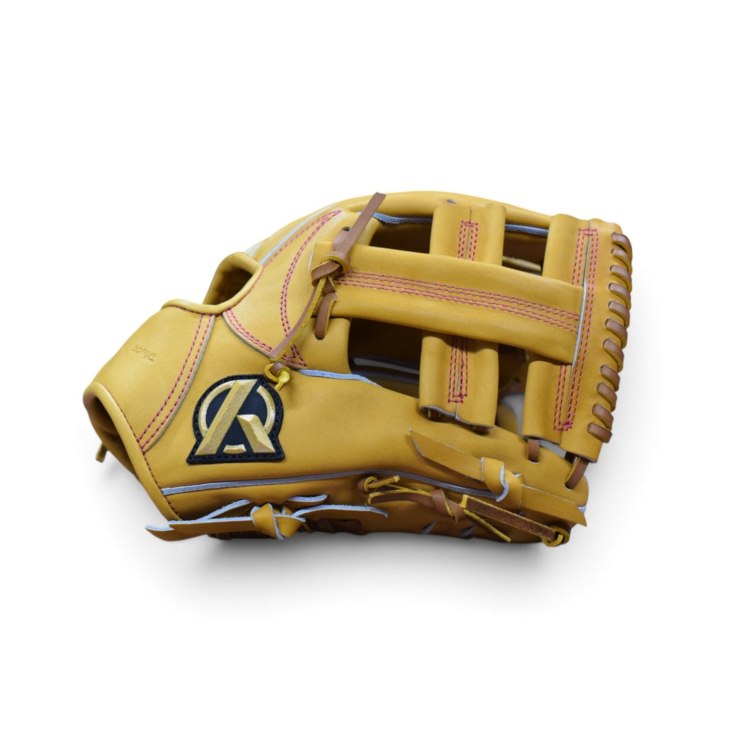 【限定グラブ※1個のみ】軟式/硬式兼用内野手用グラブ/コルク【AG-05型】/型付け済み