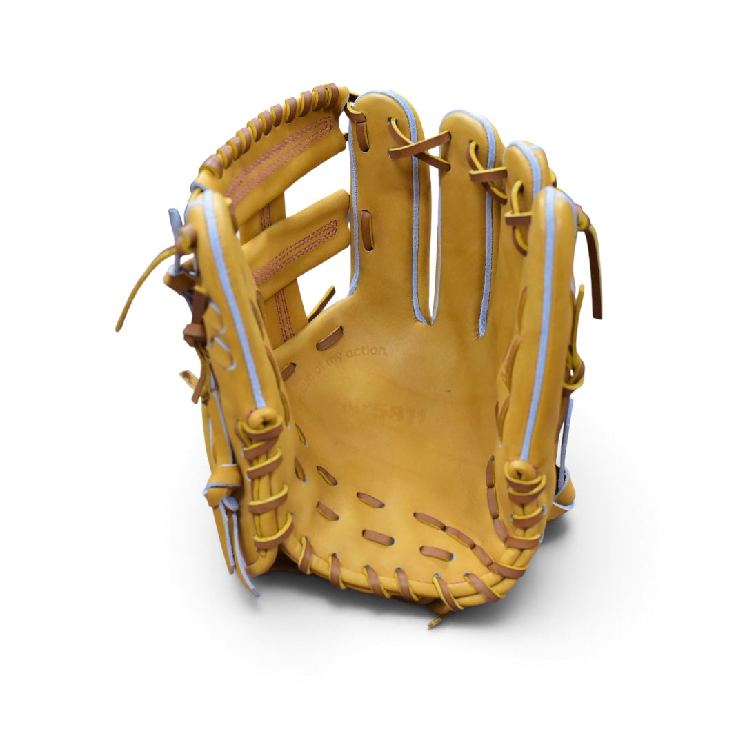 【限定グラブ※1個のみ】軟式/硬式兼用内野手用グラブ/コルク【AG-05型】/型付け済み
