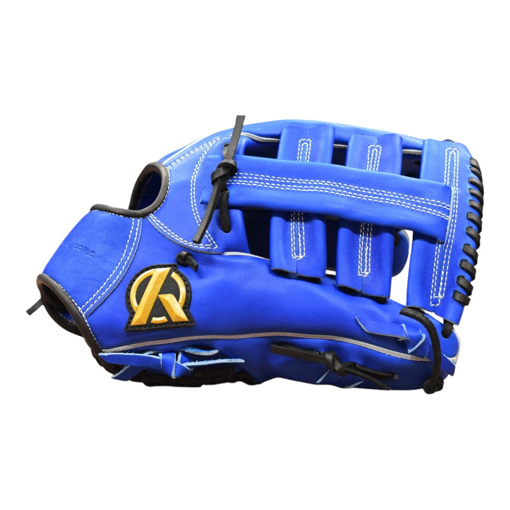 【限定グラブ※1個のみ】軟式/硬式兼用外野手用グラブ/ブルー【AG-08型】/型付け済み