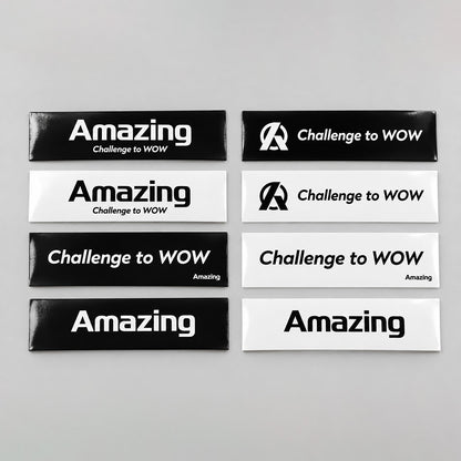 Amazingオリジナルステッカー｜屋外用塩ビ・ラミネート加工｜サイズ：130×39mm【10月16日以降順次発送予定】