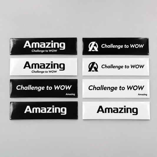 Amazingオリジナルステッカー｜屋外用塩ビ・ラミネート加工｜サイズ：130×39mm【10月16日以降順次発送予定】
